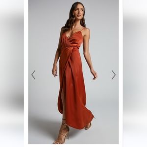 "Mine would be you" Showpo Wrap Dress, US size 0, AU 4